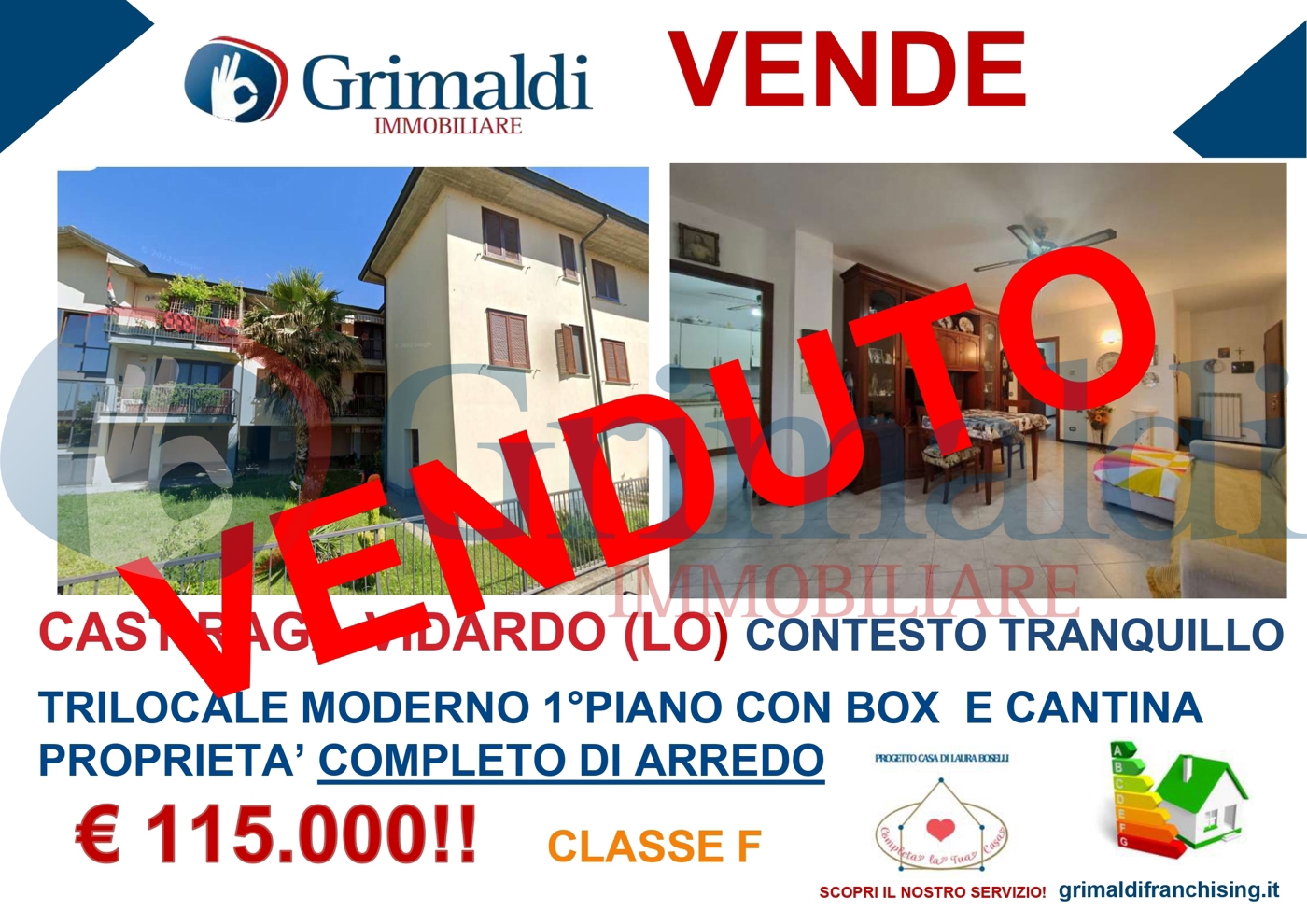 Trilocale in vendita a Castiraga Vidardo