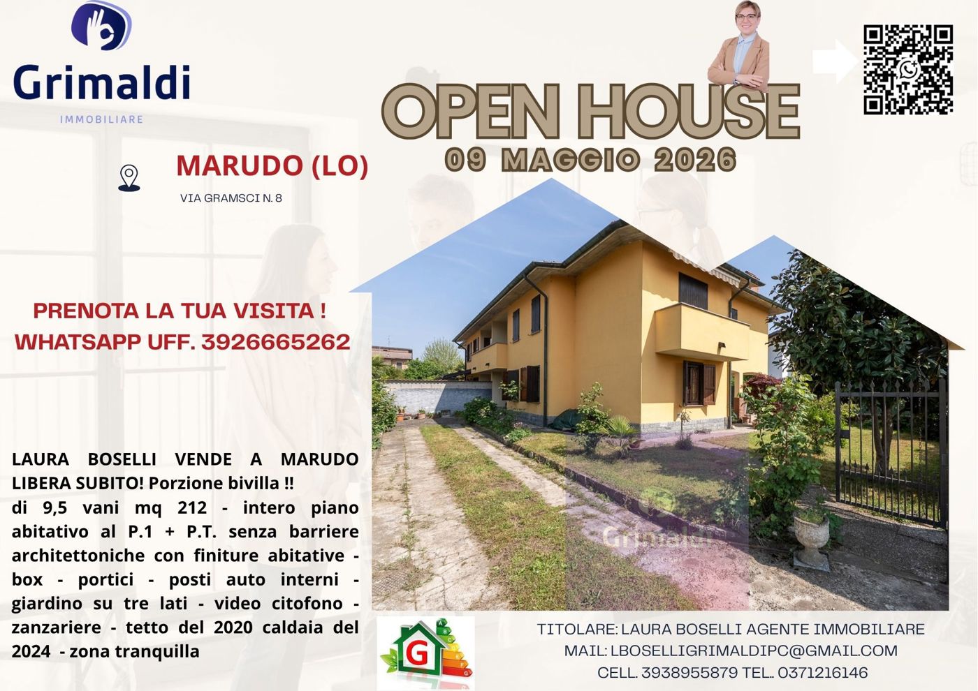 Villa Bifamiliare con giardino a Marudo