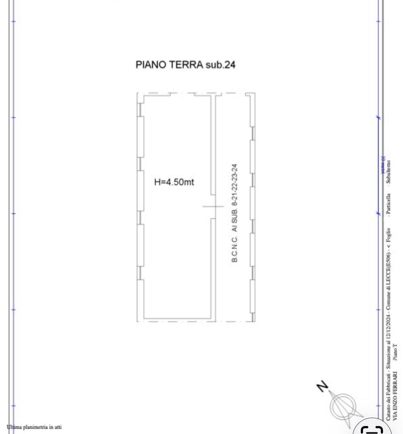 Opificio in vendita a Lecce