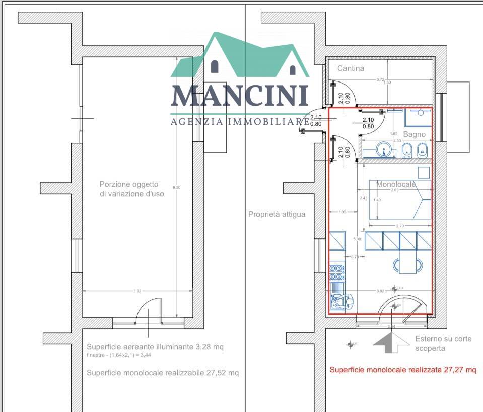 Studio/Ufficio in vendita a Jesi, Colle Paradiso