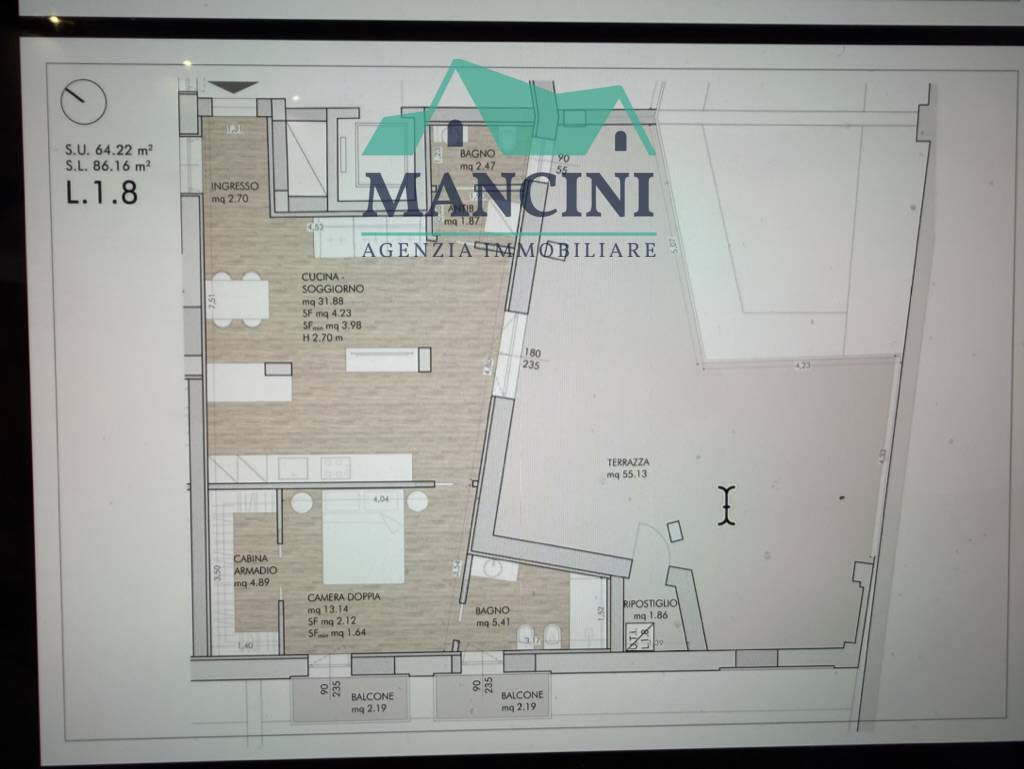 Appartamento in vendita a Jesi, ARCOBALENO