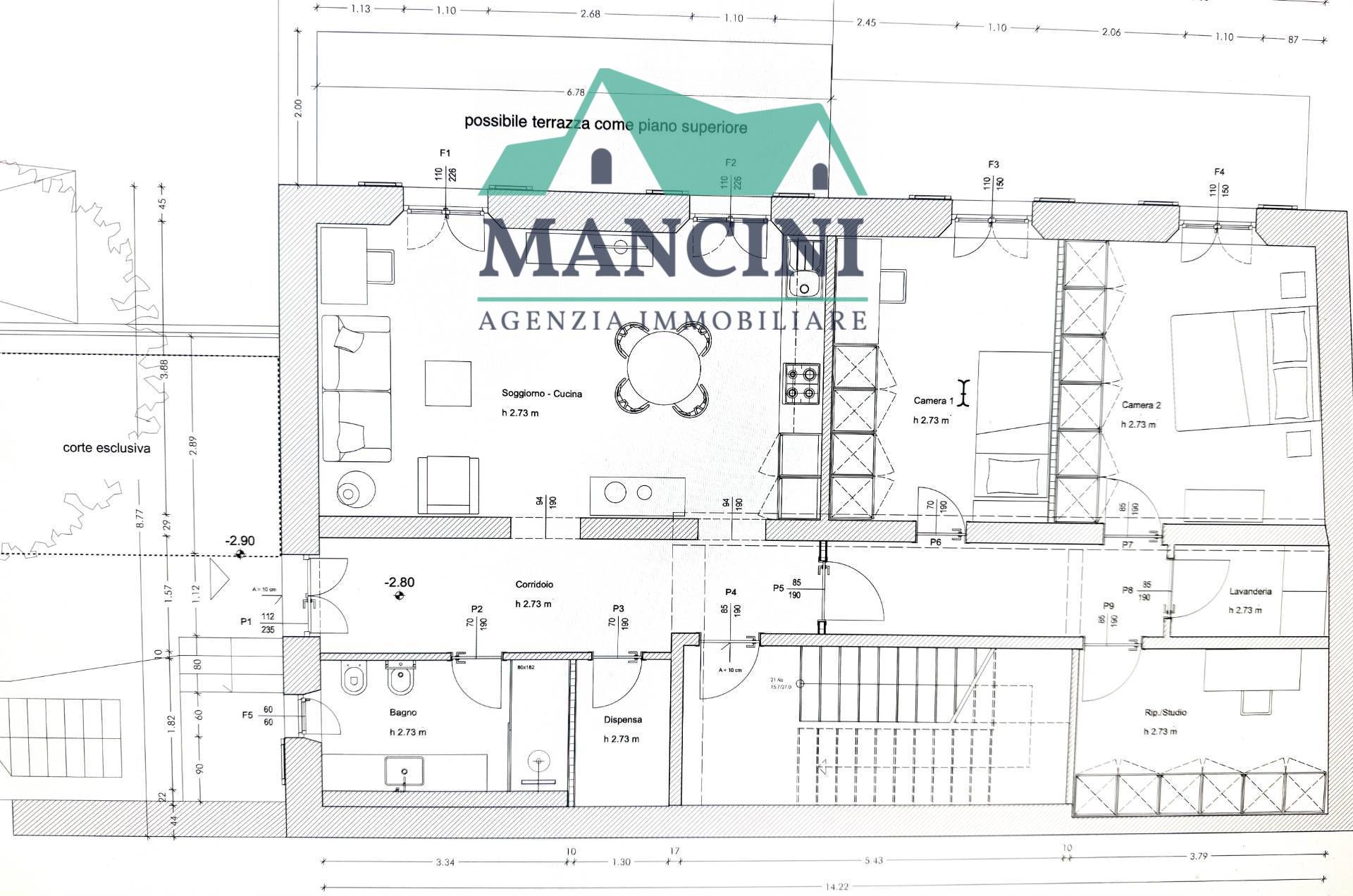 Appartamento in vendita a Jesi, CENTRO