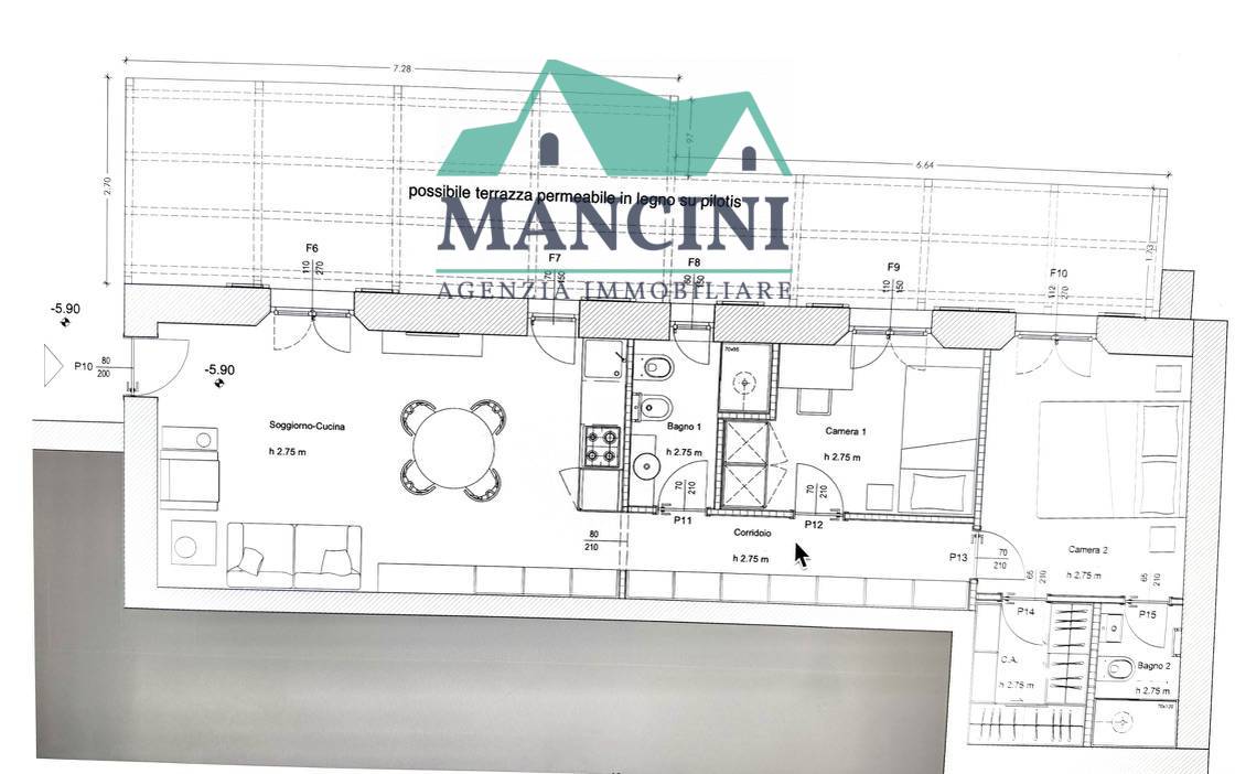 Appartamento in vendita a Jesi, CENTRO