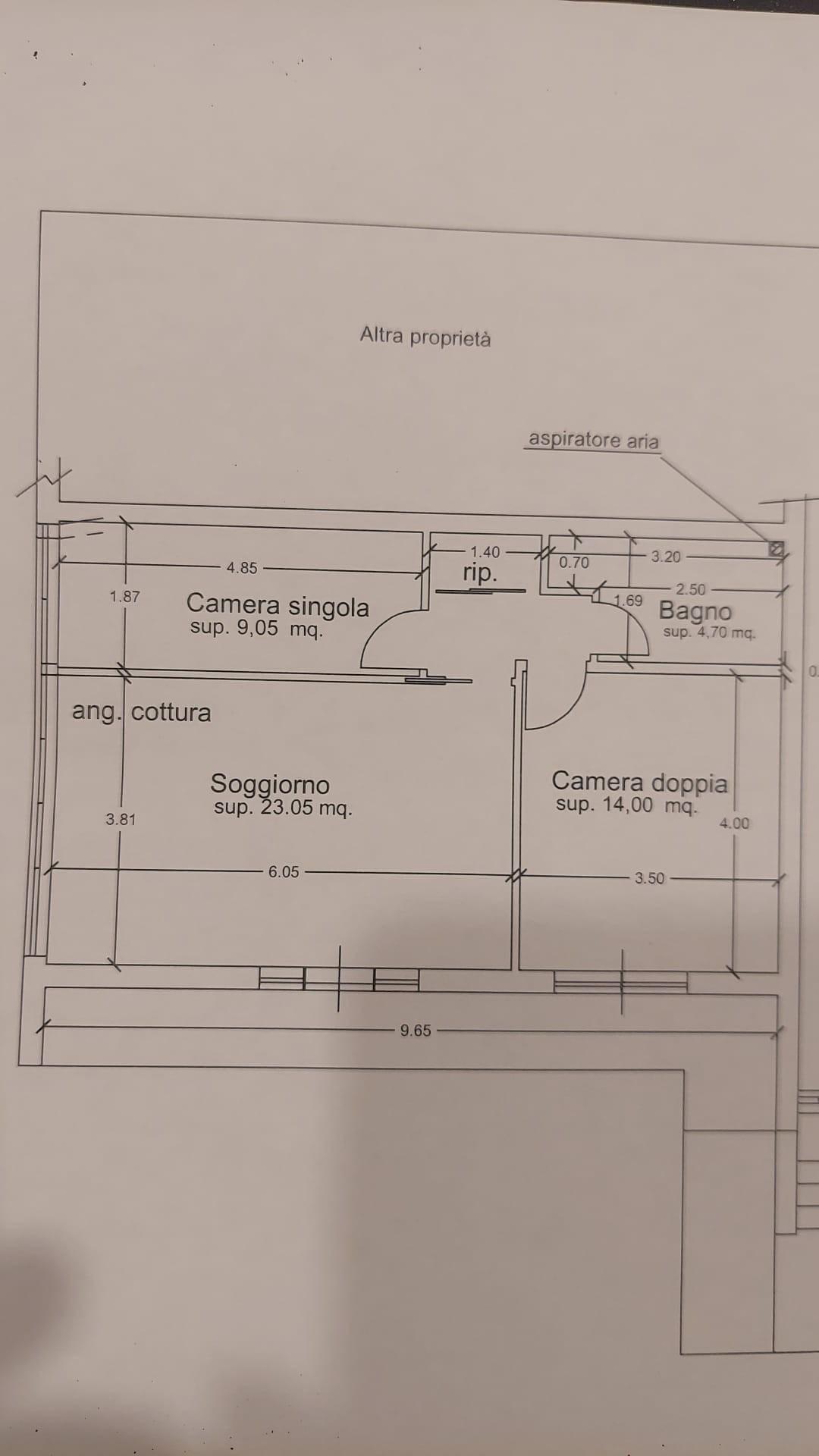 Quadrilocale da ristrutturare, Carrara centro