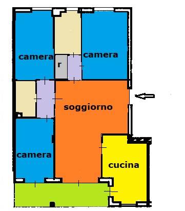 Appartamento in affitto a Milano, Baggio