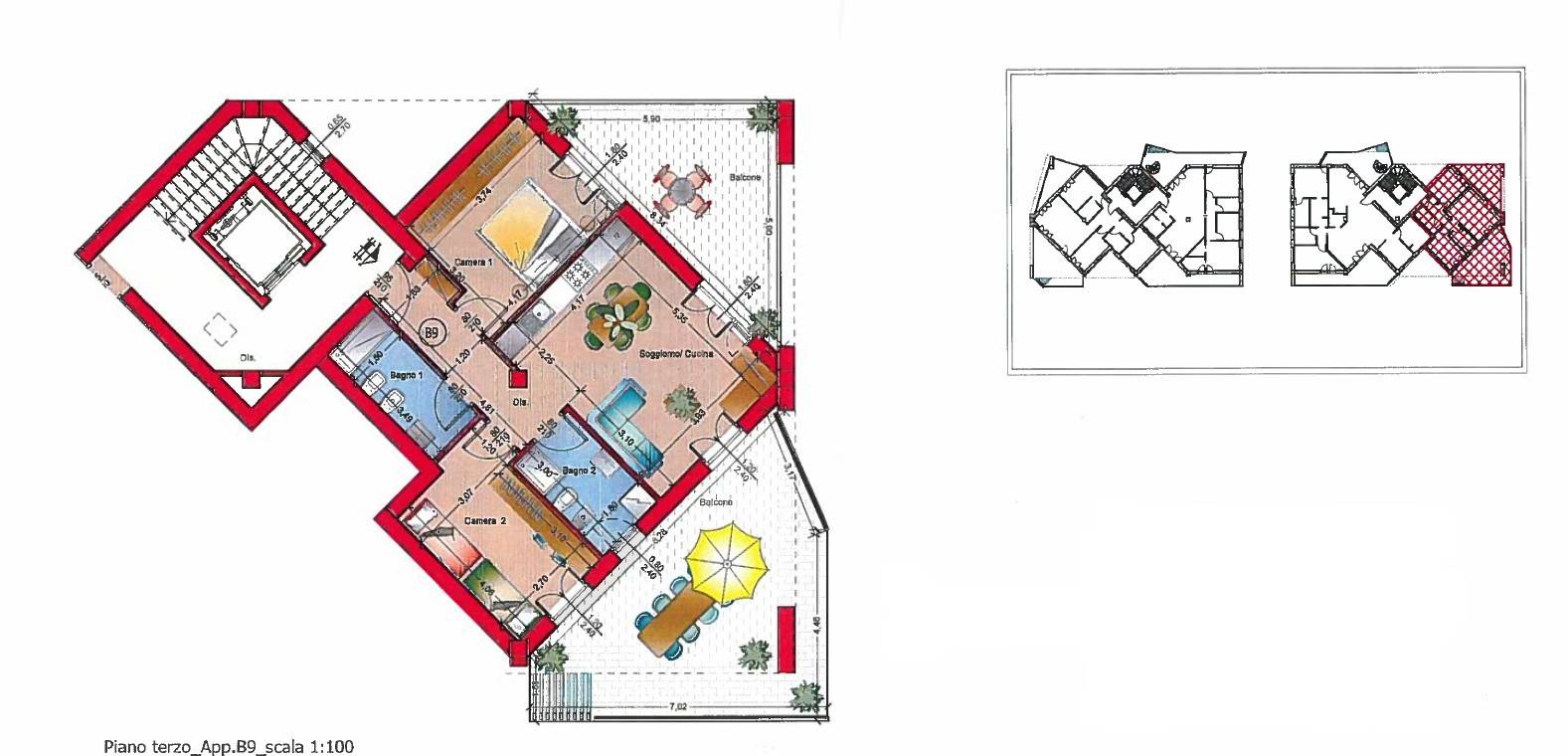 Appartamento in vendita a Gallarate, Sciar