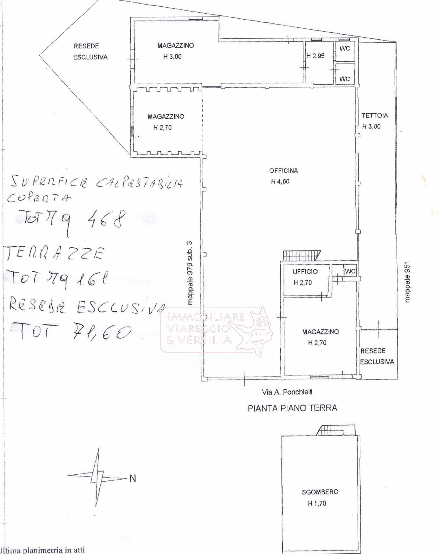 Capannone in vendita a Viareggio, Terminetto