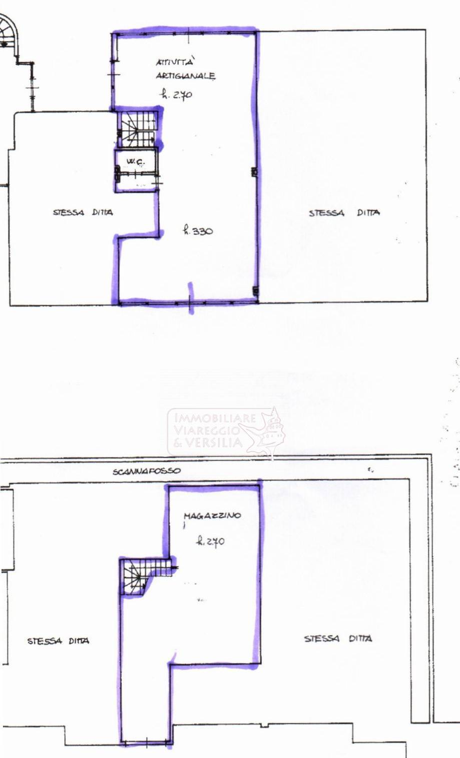 Studio/Ufficio in vendita a Viareggio, Terminetto