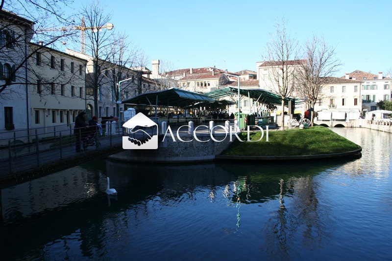 Posto auto coperto con box a Treviso