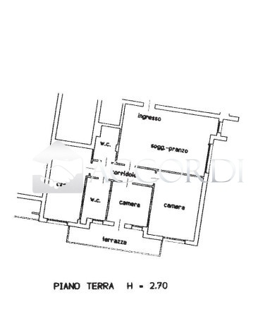 Quadrilocale con terrazzo a Nervesa della Battaglia