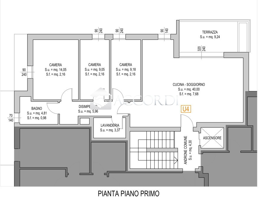Quadrilocale con terrazzo a Trevignano