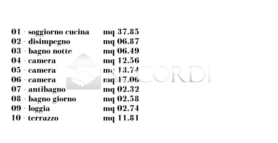 Quadrilocale con terrazzo a Montebelluna