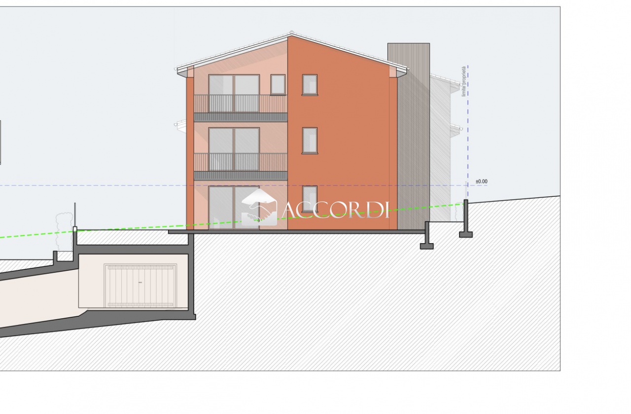 Trilocale con terrazzo a Maser
