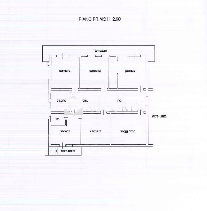 Quadrilocale con giardino a Conegliano