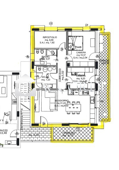 Appartamento con terrazzo a San Fior