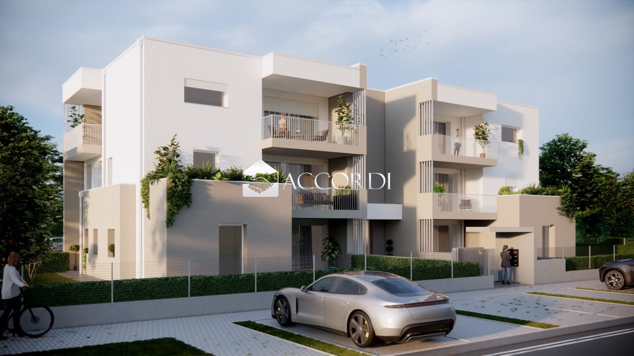 Trilocale con giardino a Carbonera