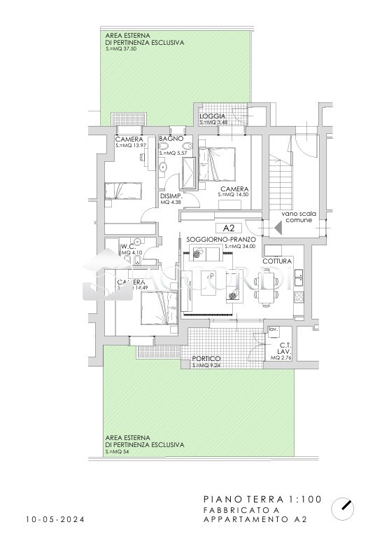 Appartamento con giardino a Susegana