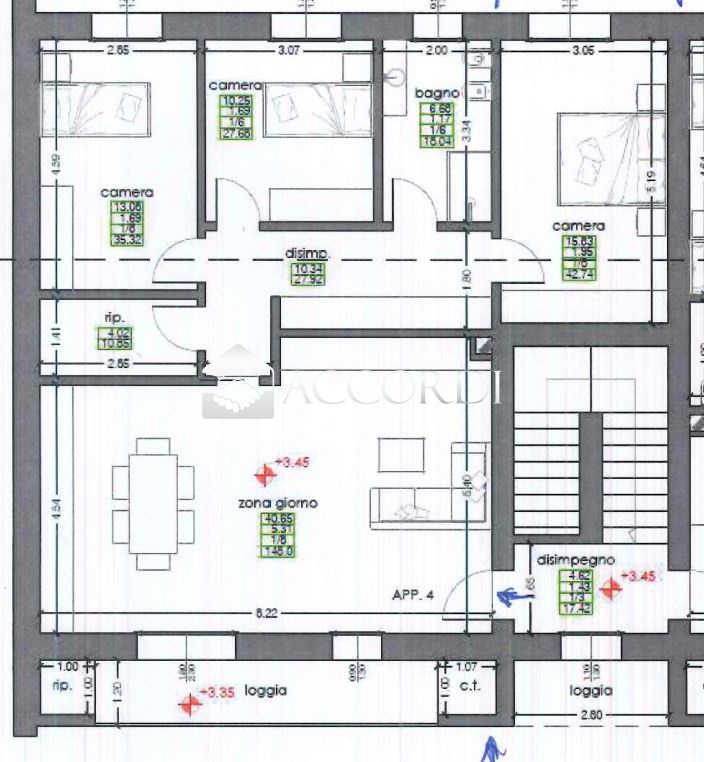 Appartamento con terrazzo a Farra di Soligo