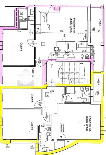 Trilocale con box doppio a Abano Terme