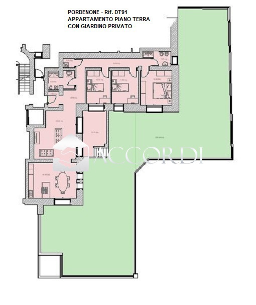 Appartamento con giardino a Pordenone