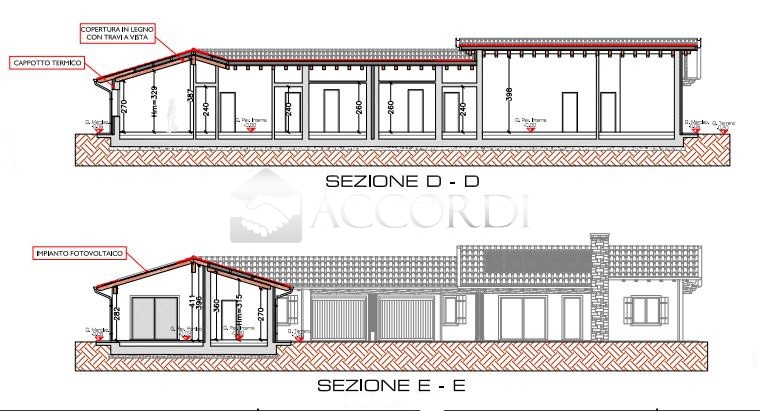 Villa con giardino a Arcade