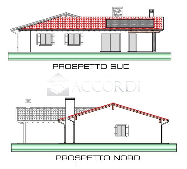Villa con giardino a Arcade
