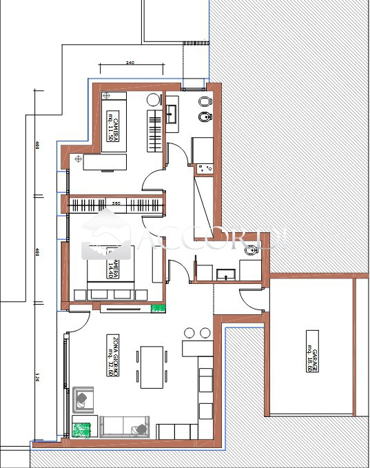 Trilocale con giardino a Treviso