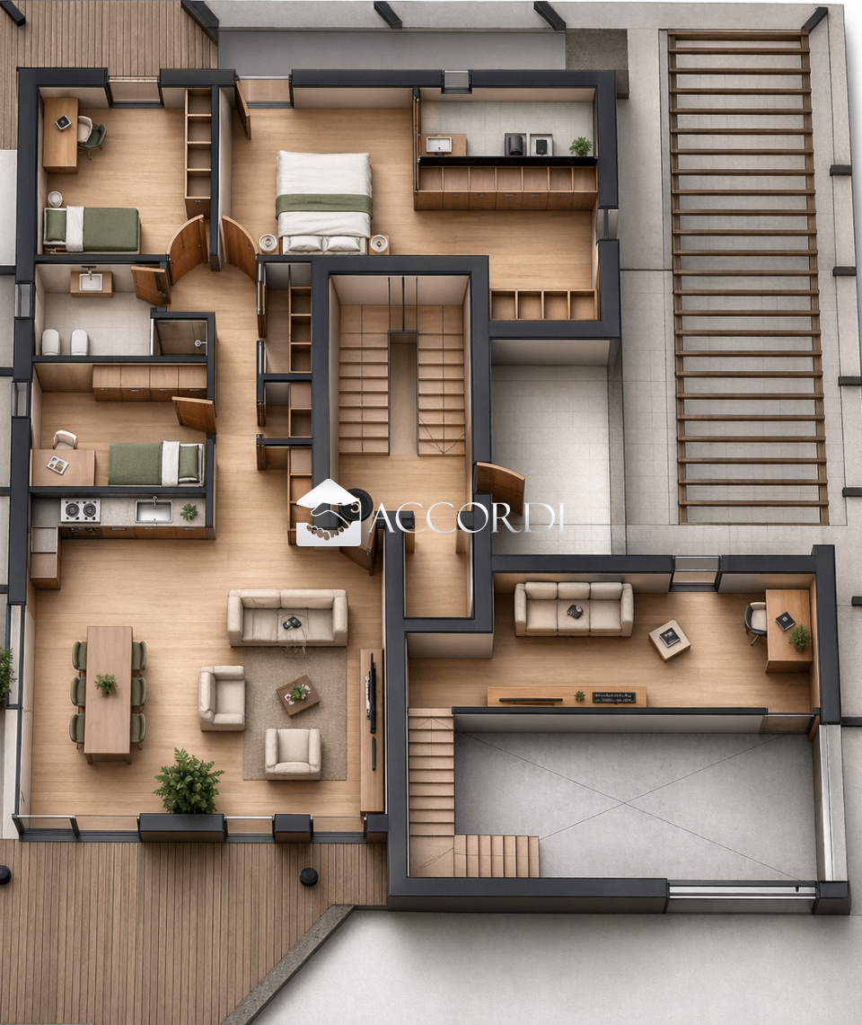 Attico con terrazzo a Venezia