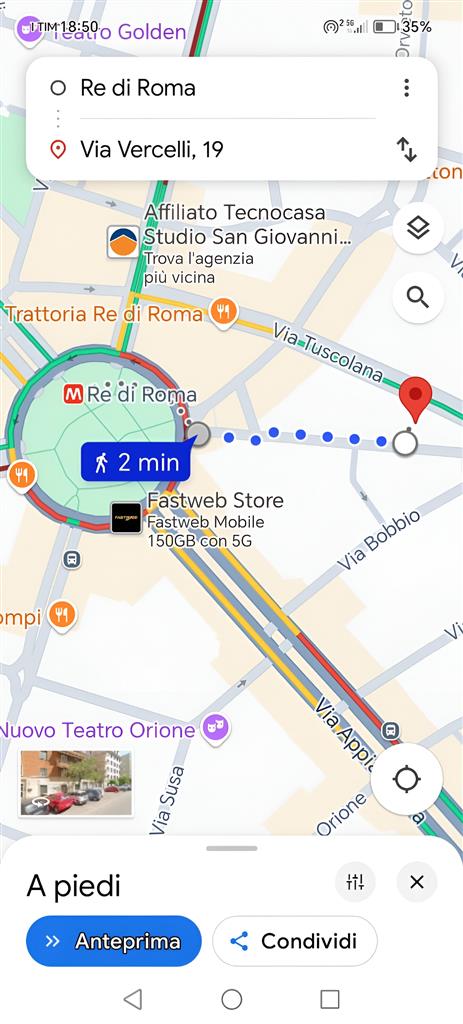 Casa vacanza Monolocale in affitto in via vercelli 19, Roma