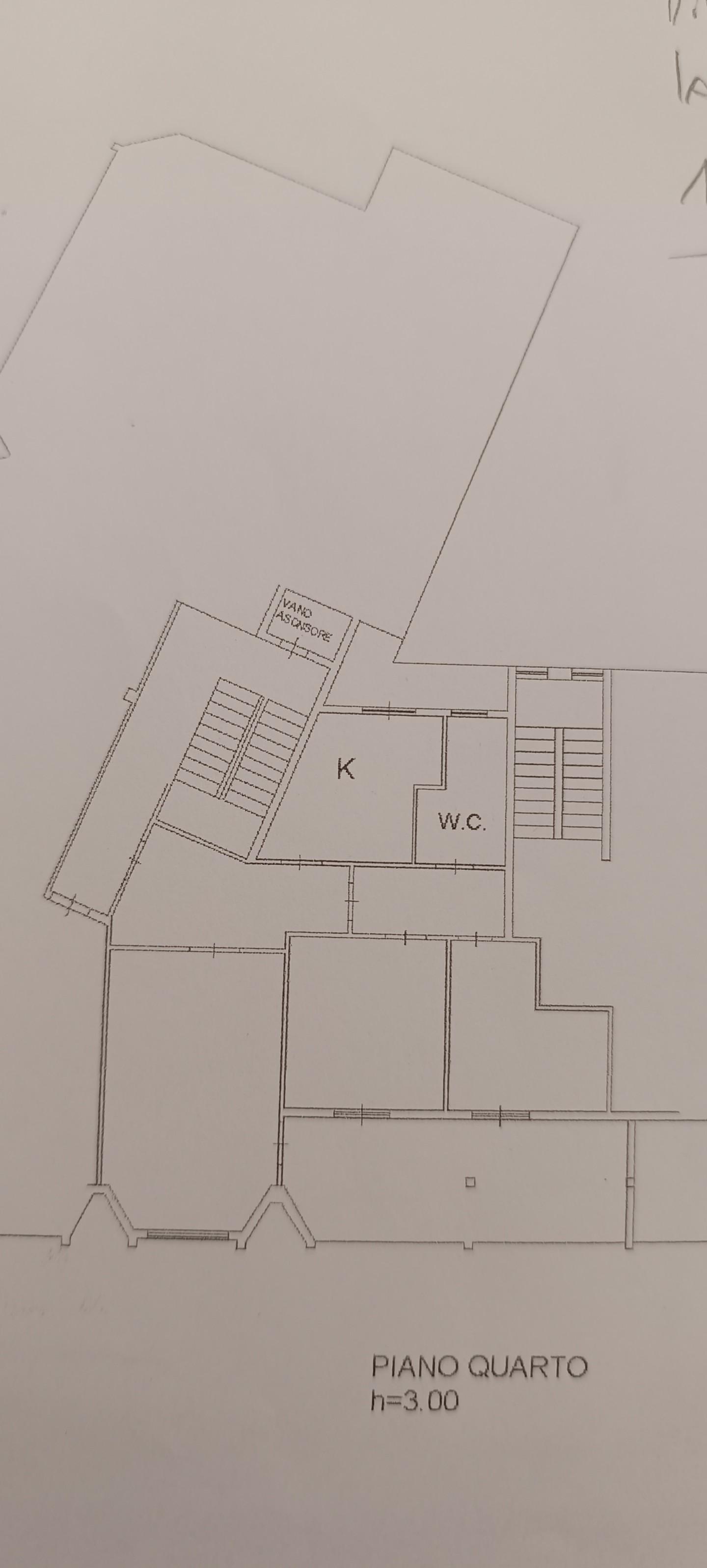 Quadrilocale con terrazzo, Carrara centro