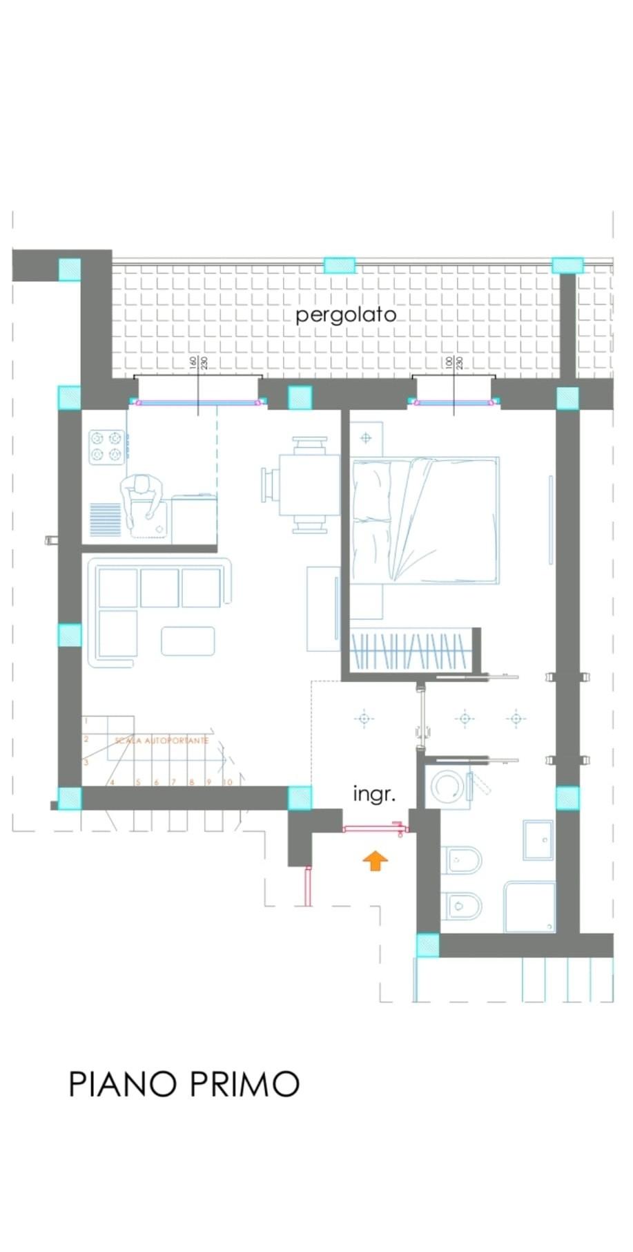 Trilocale con terrazzo, Castelnuovo Magra molicciara