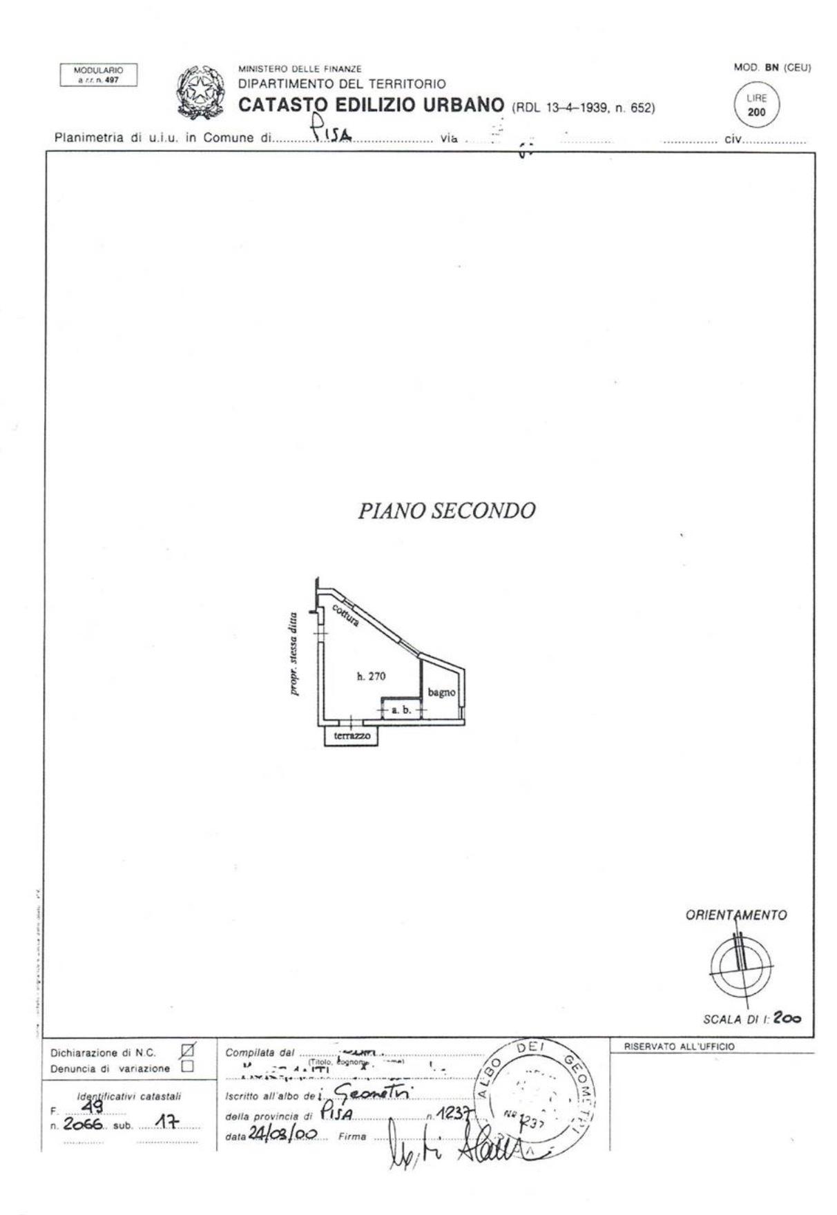 Loft in vendita, Pisa riglione oratoio