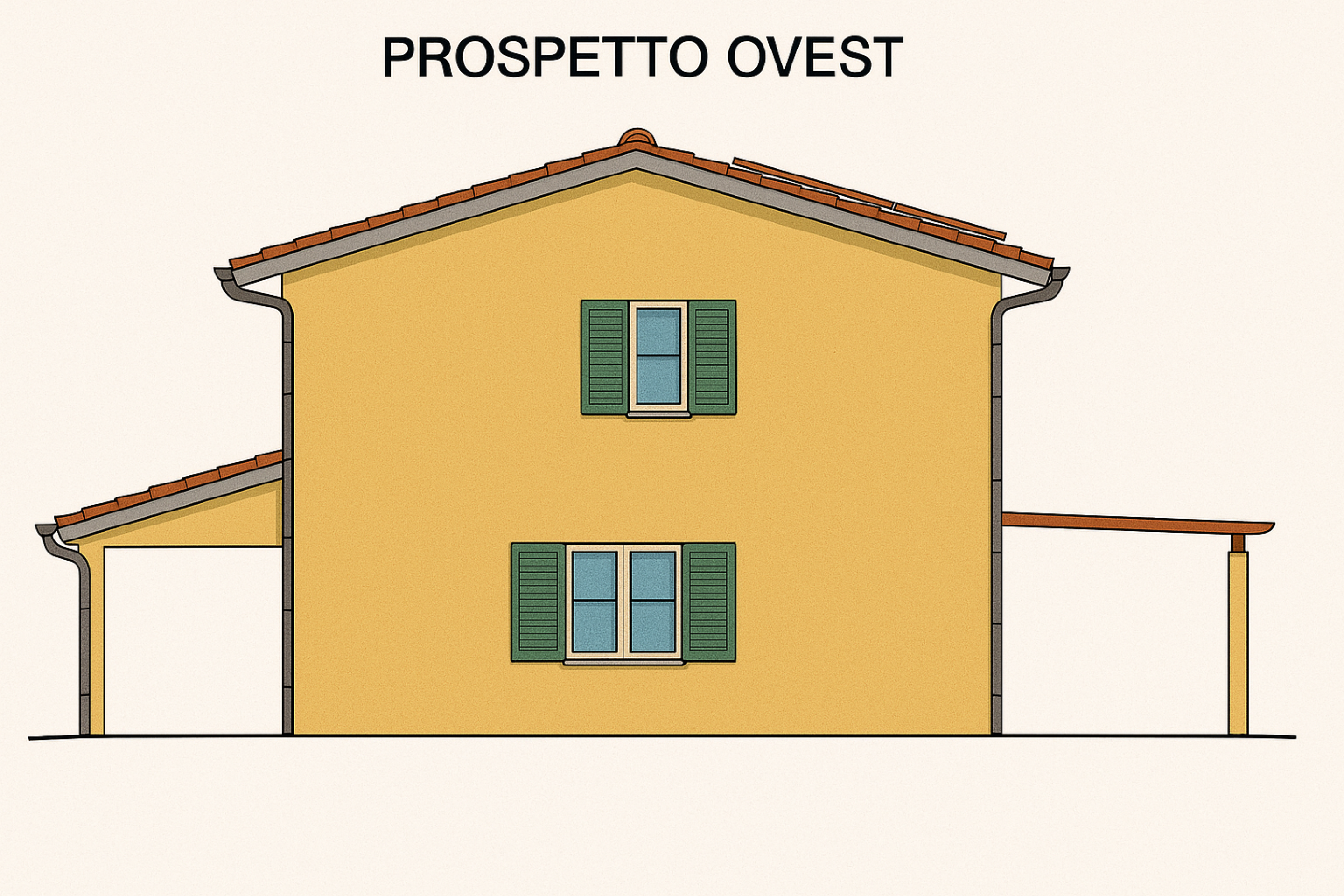 Villa Bifamiliare con giardino, Capannori lunata