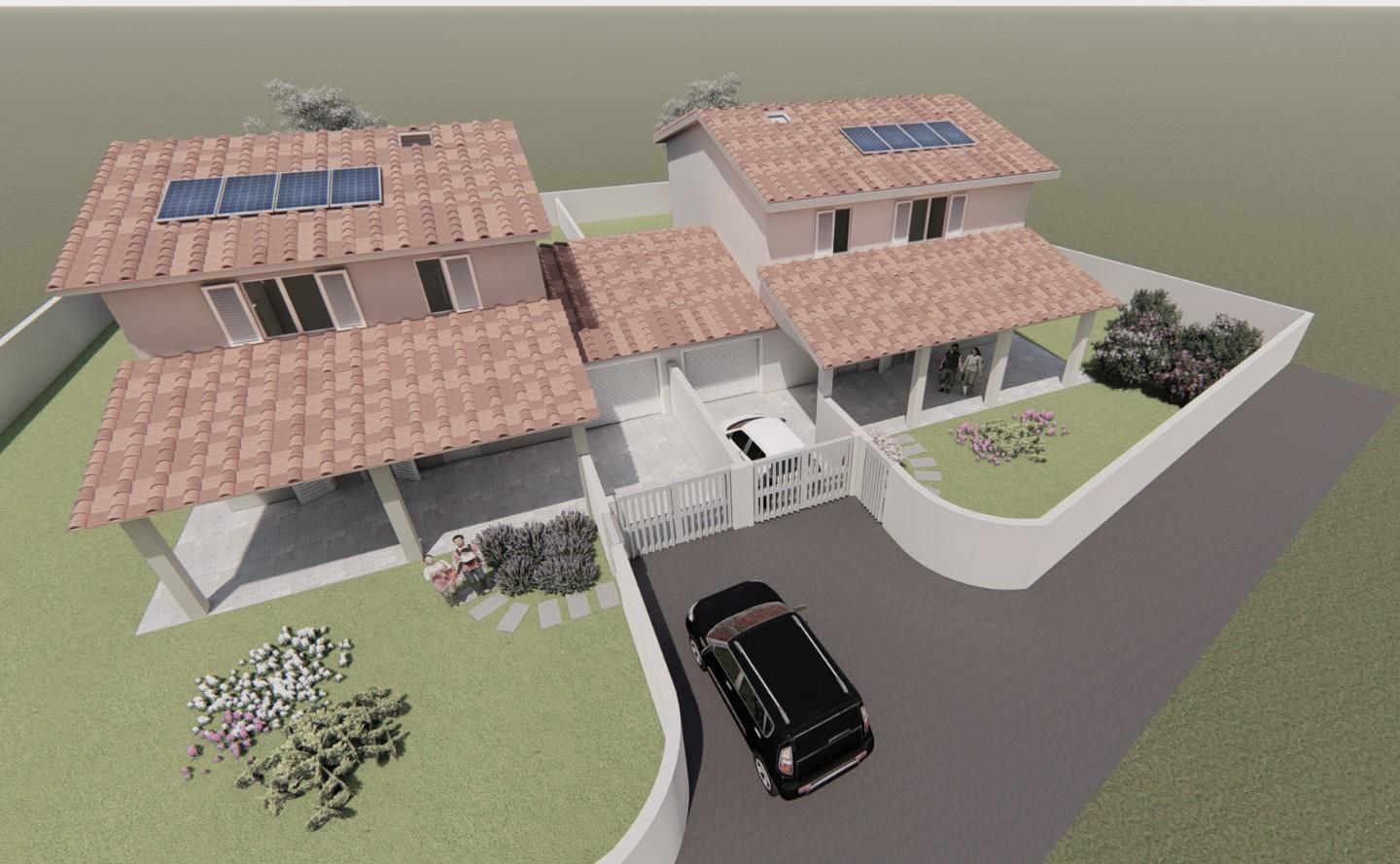 Villa Bifamiliare con giardino, Capannori lammari