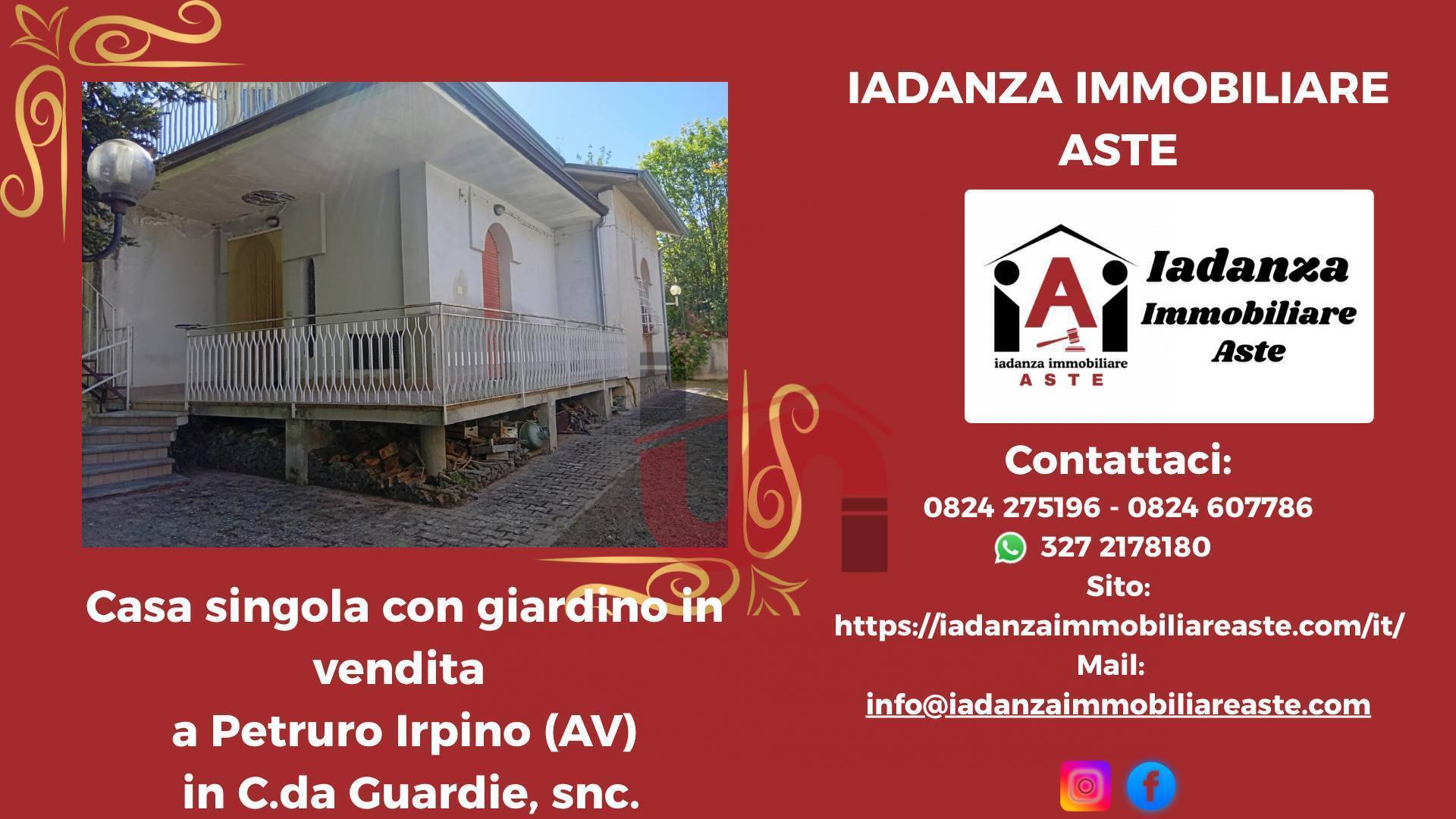 Casa singola in vendita a Petruro Irpino