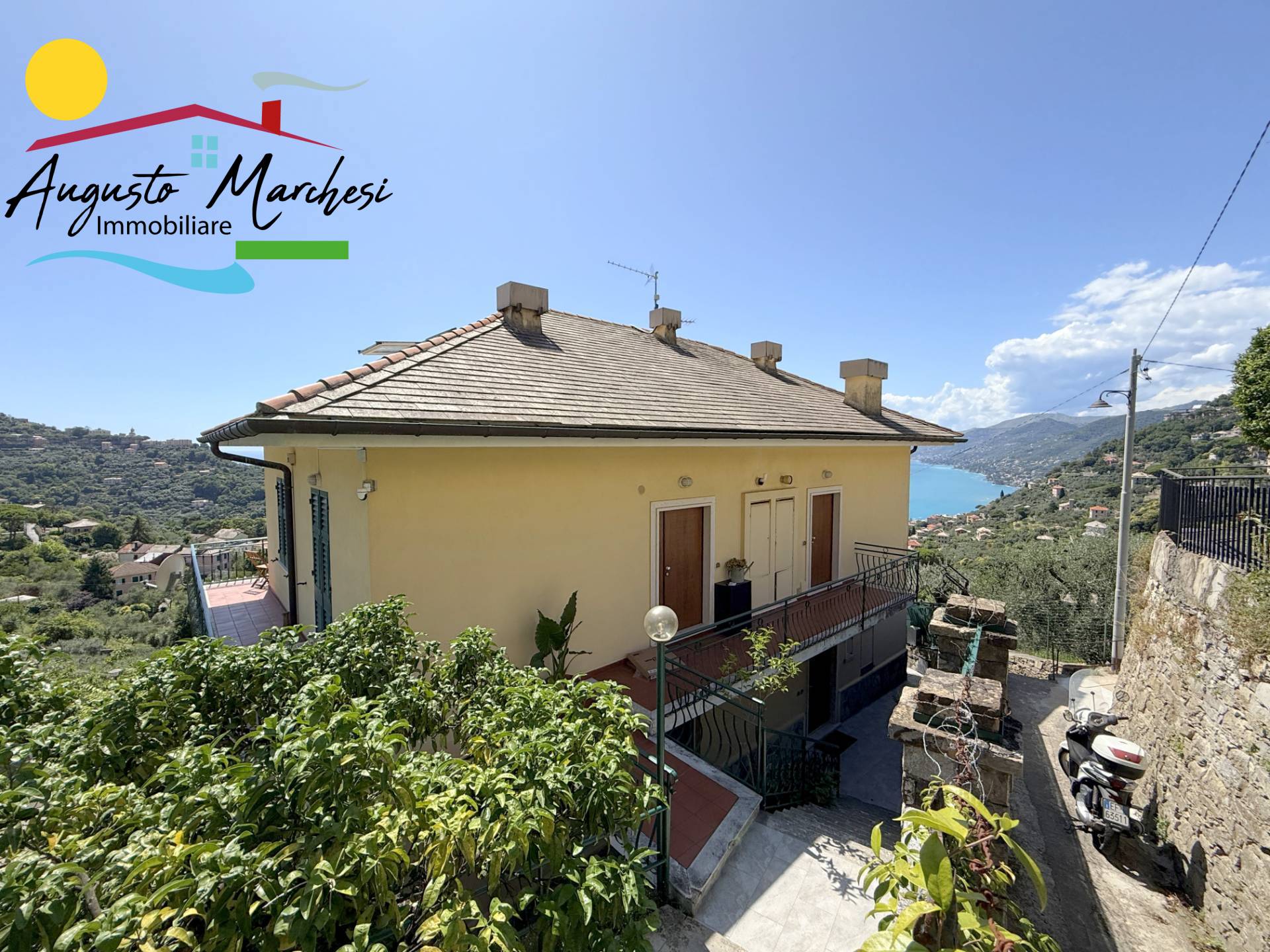 Appartamento in Villa in affitto a Camogli, Ruta