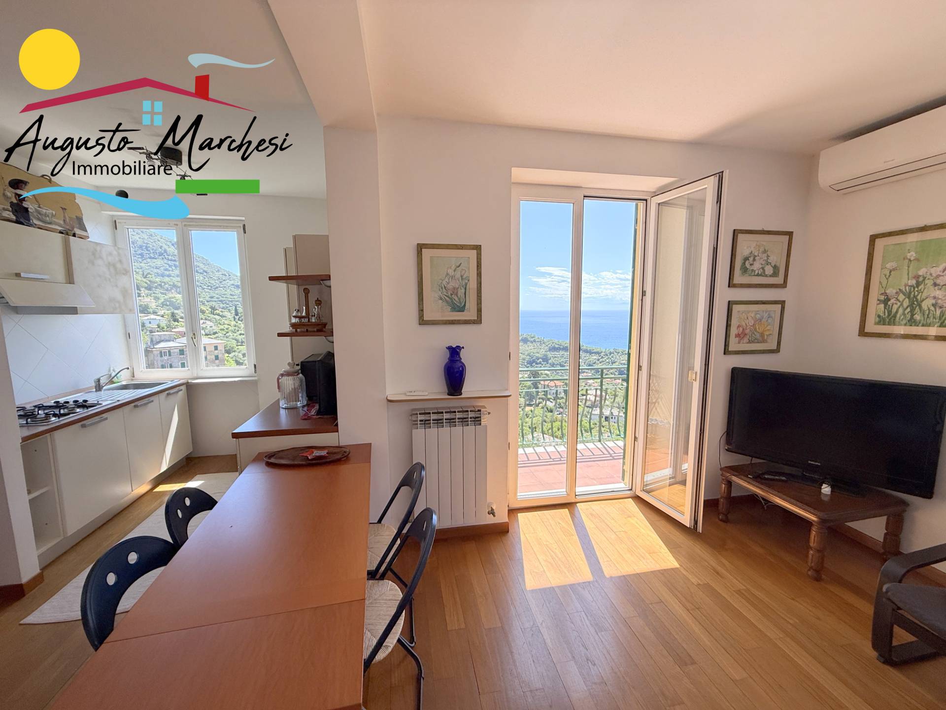 Appartamento in Villa in affitto a Camogli, Ruta