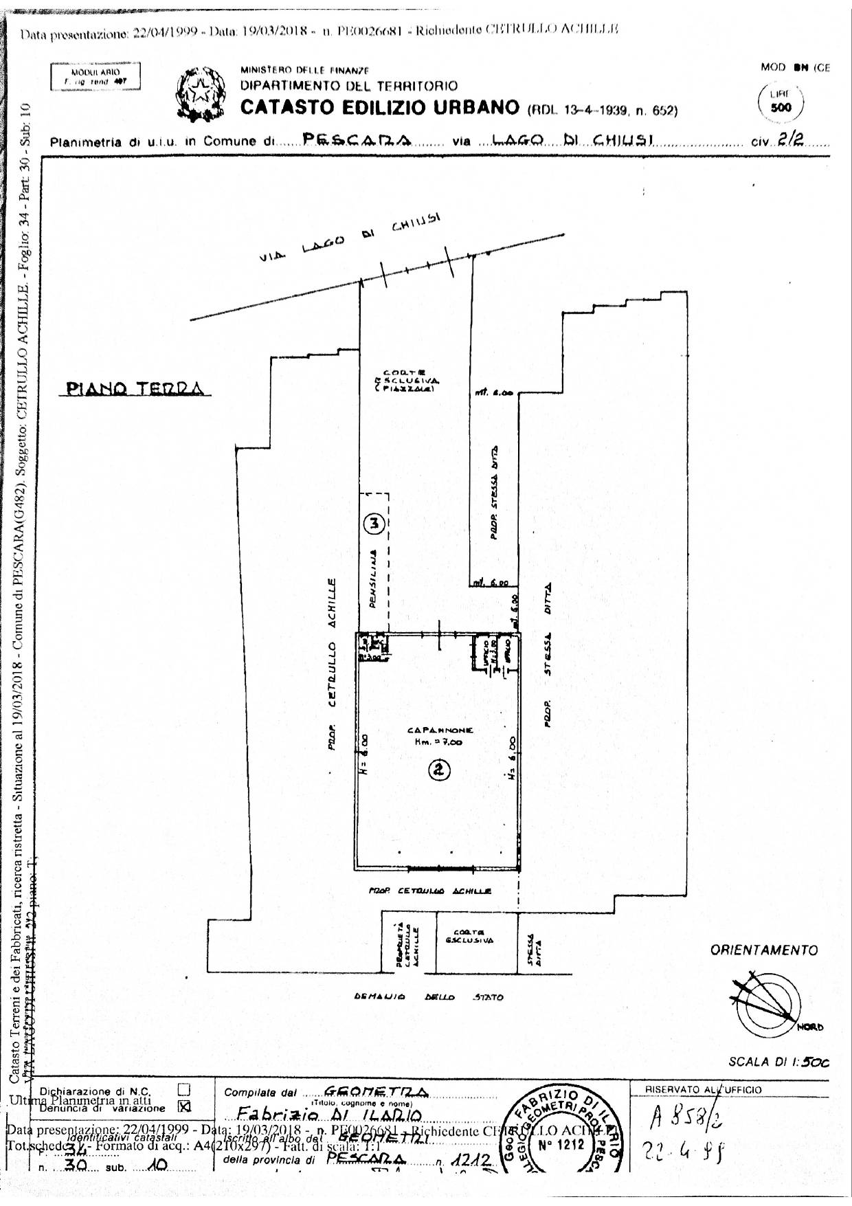 Capannone in vendita a Pescara
