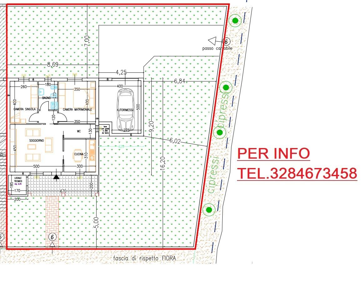 Villa con giardino, Grosseto roselle