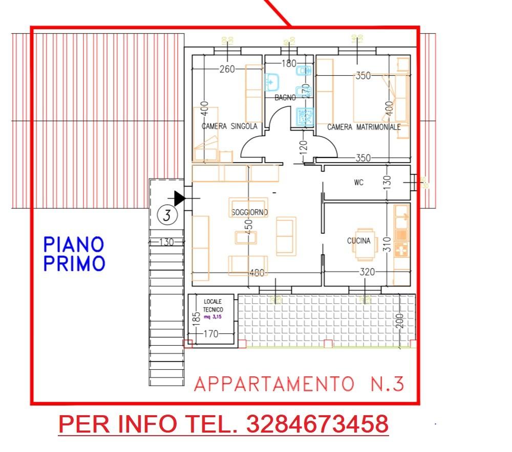 Quadrilocale con giardino, Grosseto roselle