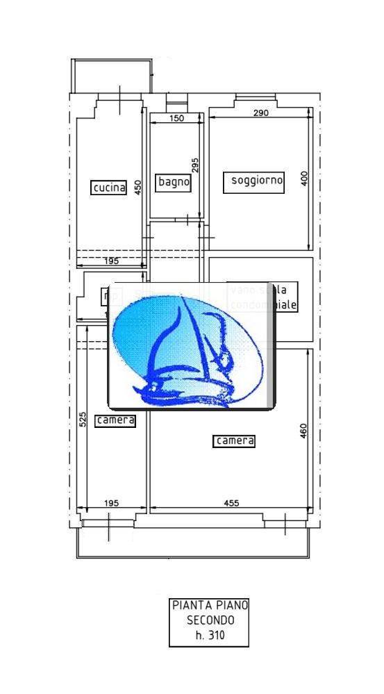 Appartamento in vendita a Viareggio, Centro