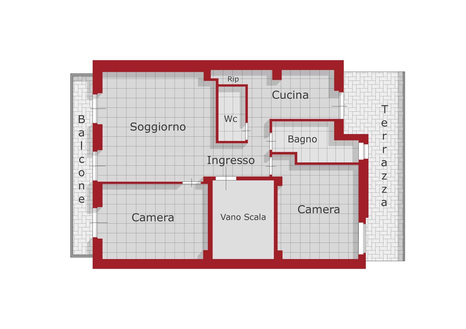 Appartamento in vendita a Viareggio, Centro