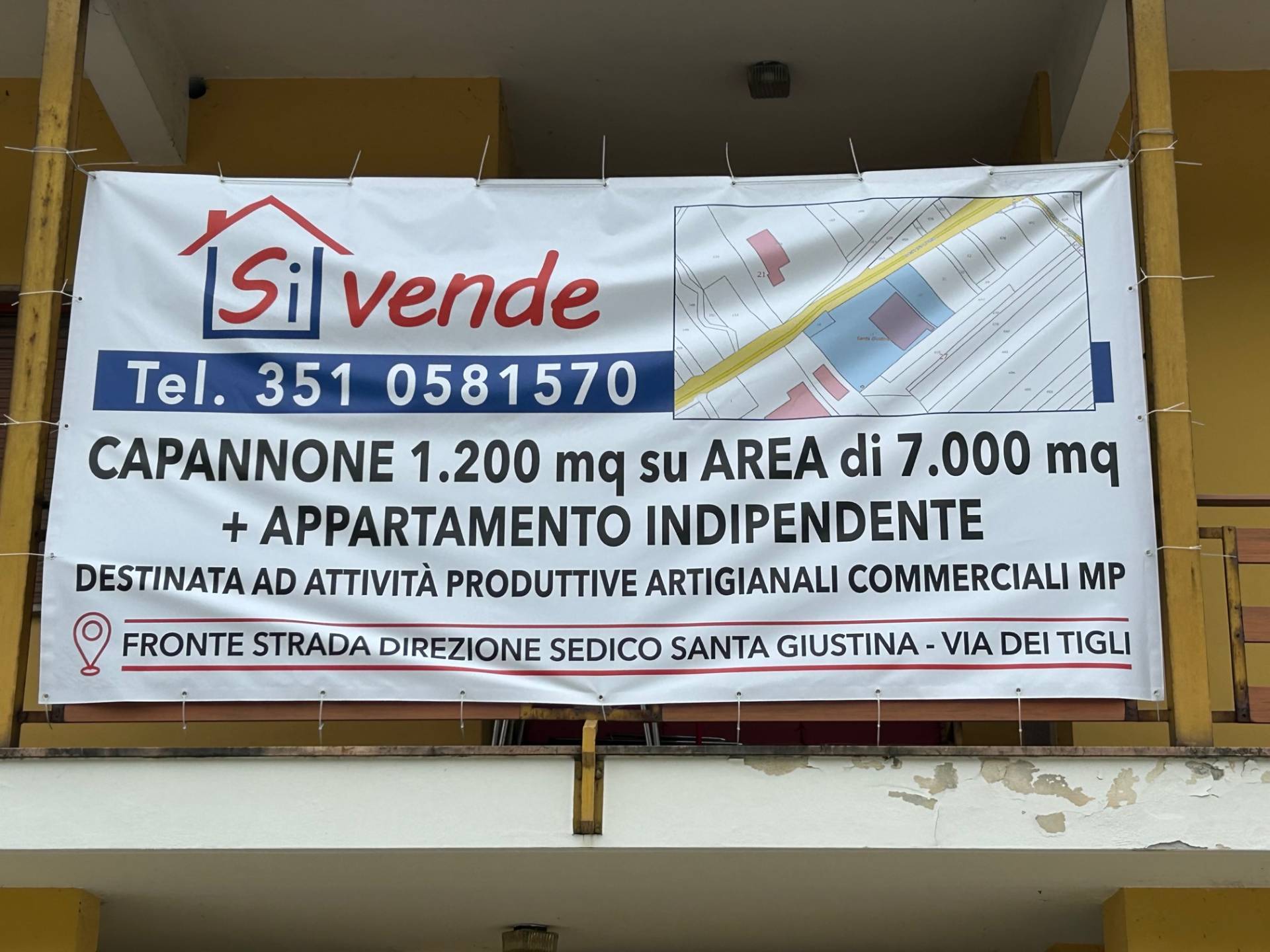 Capannone in vendita a Santa Giustina