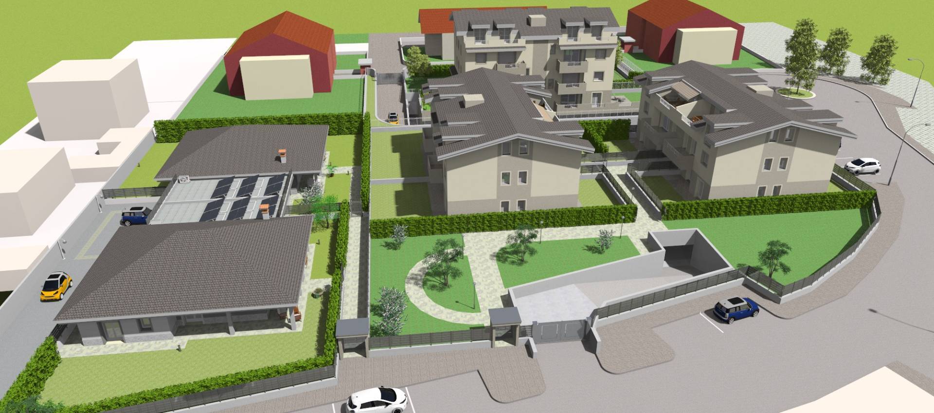 Quadrilocale con terrazzi in vendita a Lainate, Pagliera