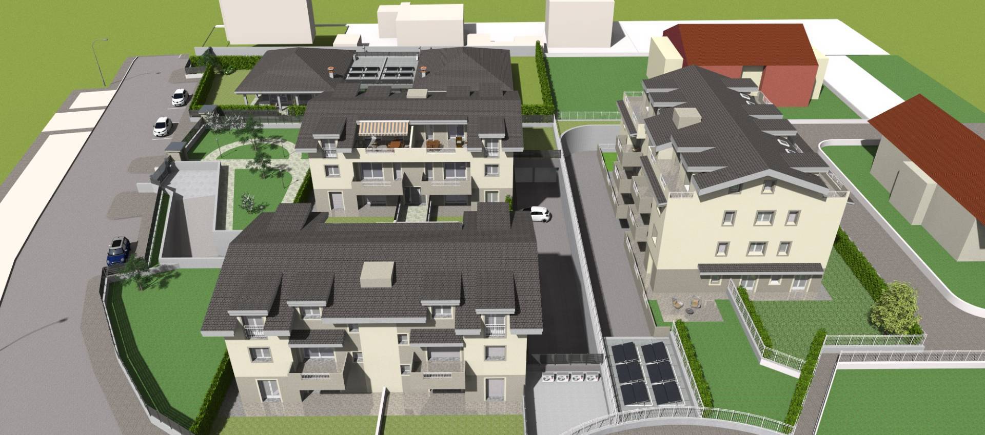 Quadrilocale con terrazzi in vendita a Lainate, Pagliera