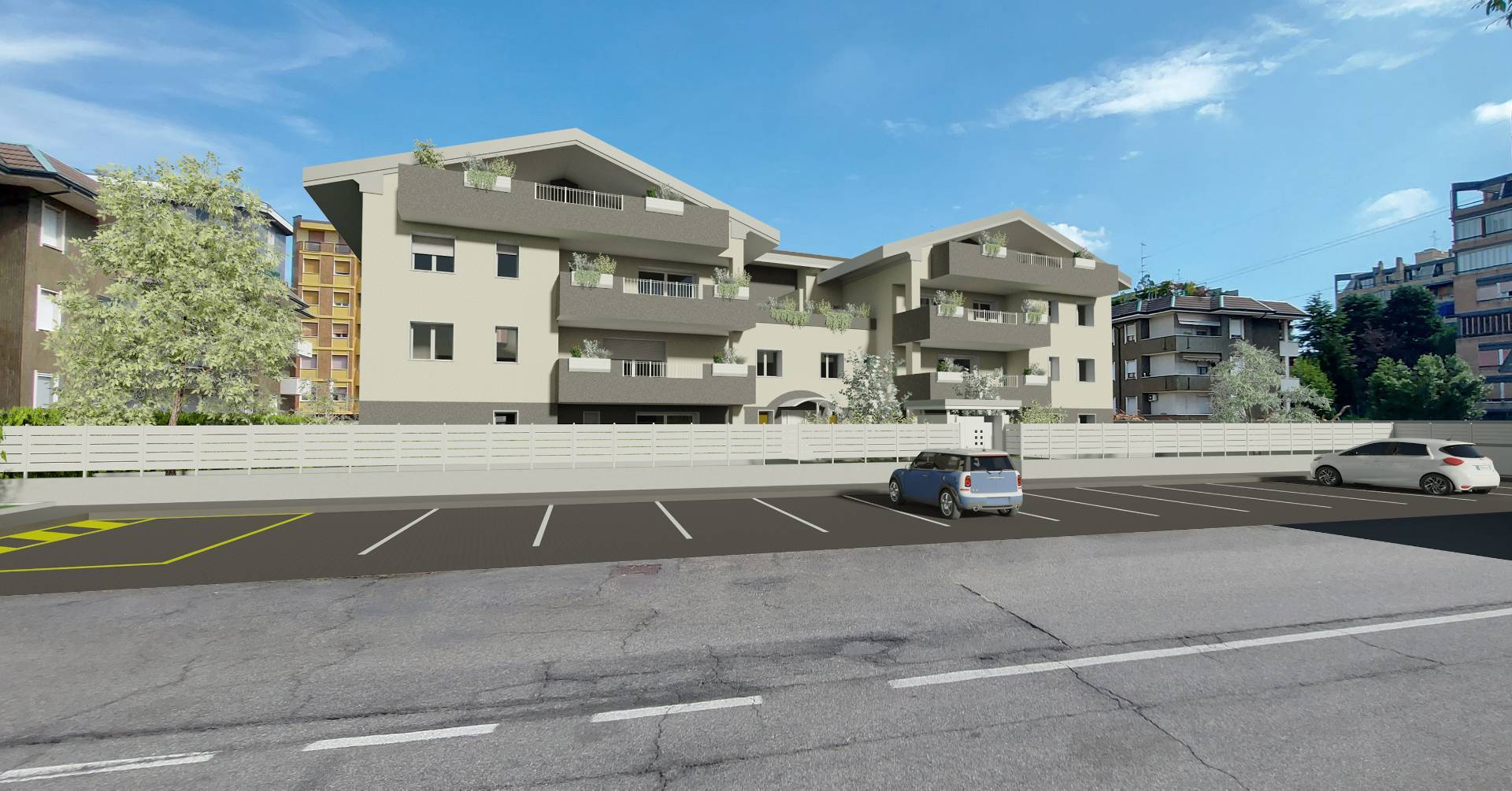 Quadrilocale con terrazzo in vendita a Rho