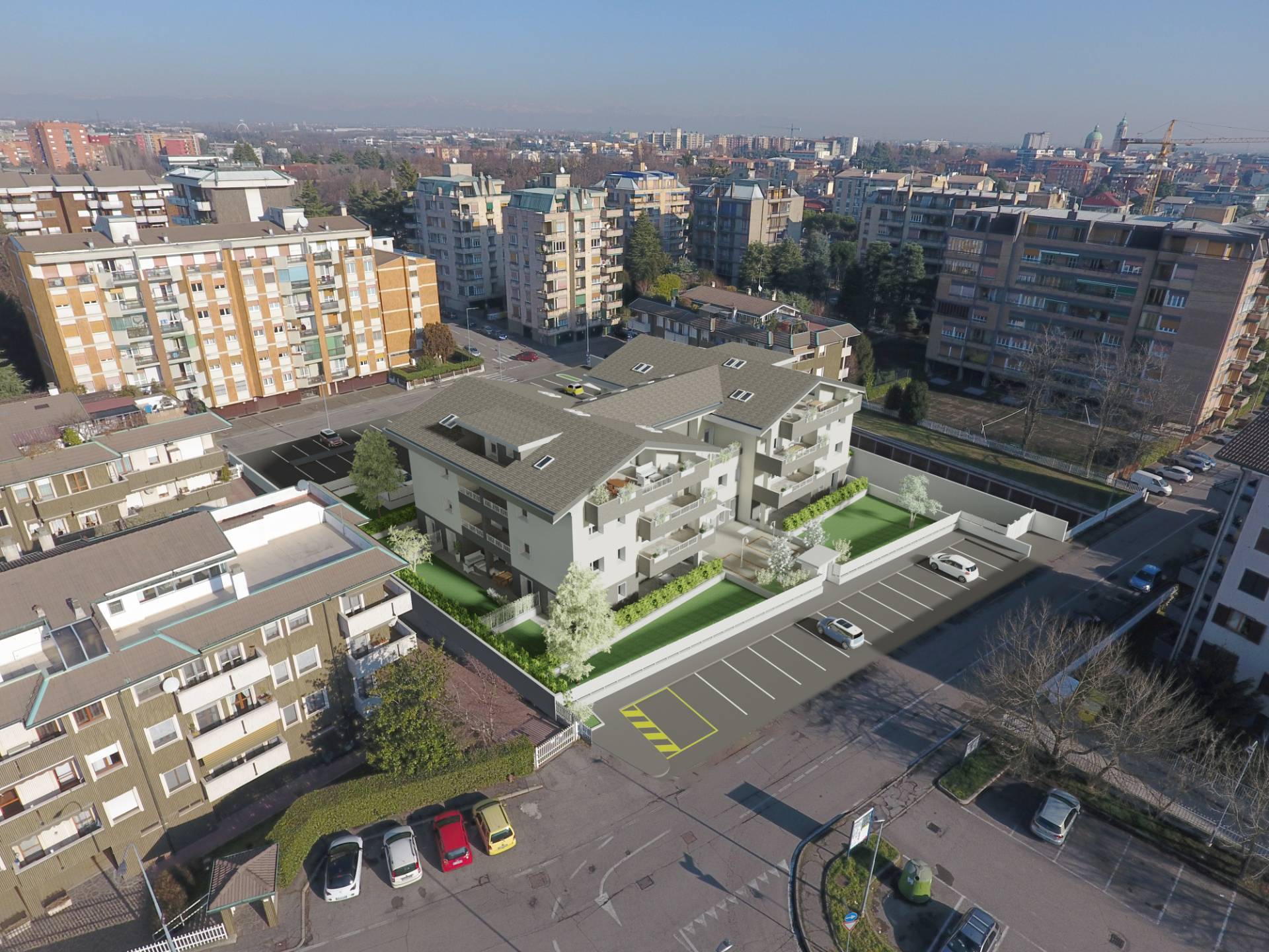 Quadrilocale con terrazzo in vendita a Rho