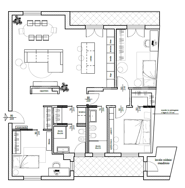 Trilocale ristrutturato a Cremona