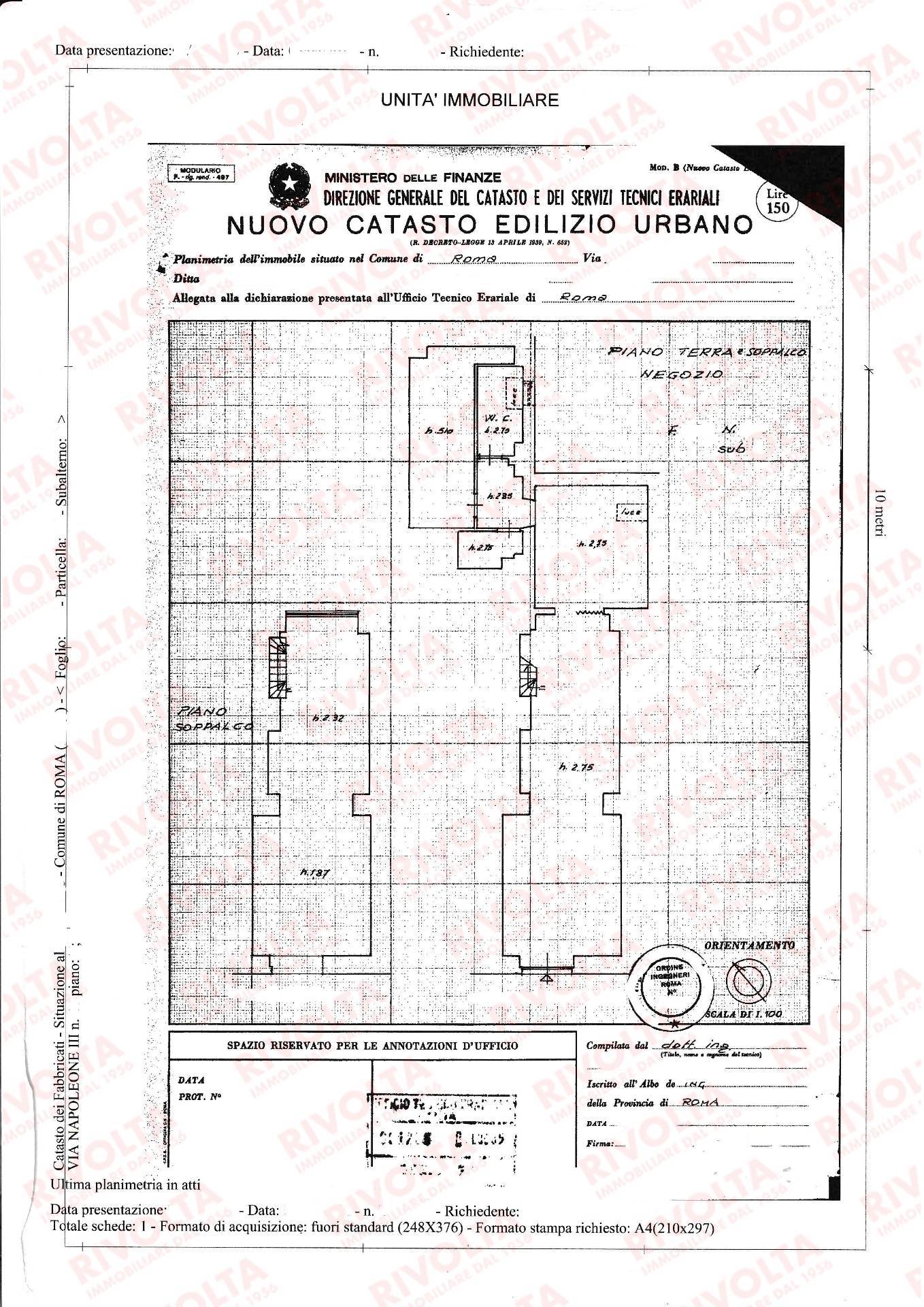 Locale commerciale in vendita a Roma, Termini