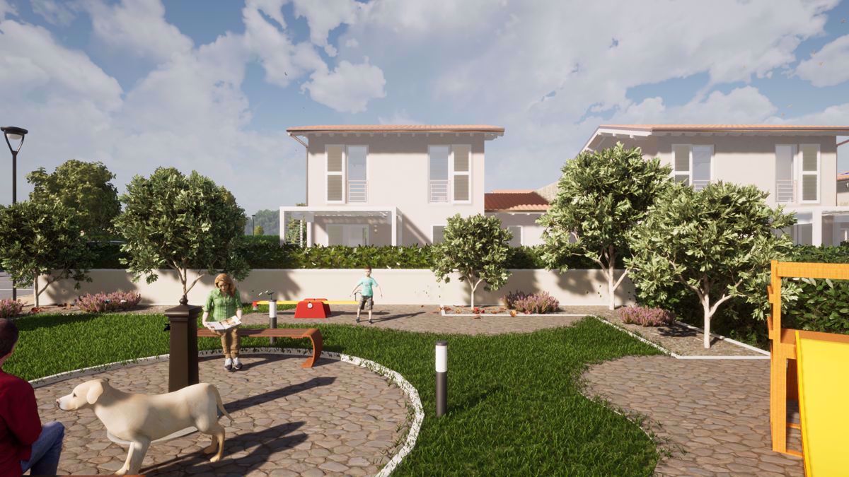 Villa Bifamiliare con giardino a Castelnuovo di Garfagnana